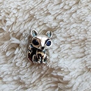 New authentic Sterling Silver Charm Fox for Pandora Moments bracelet